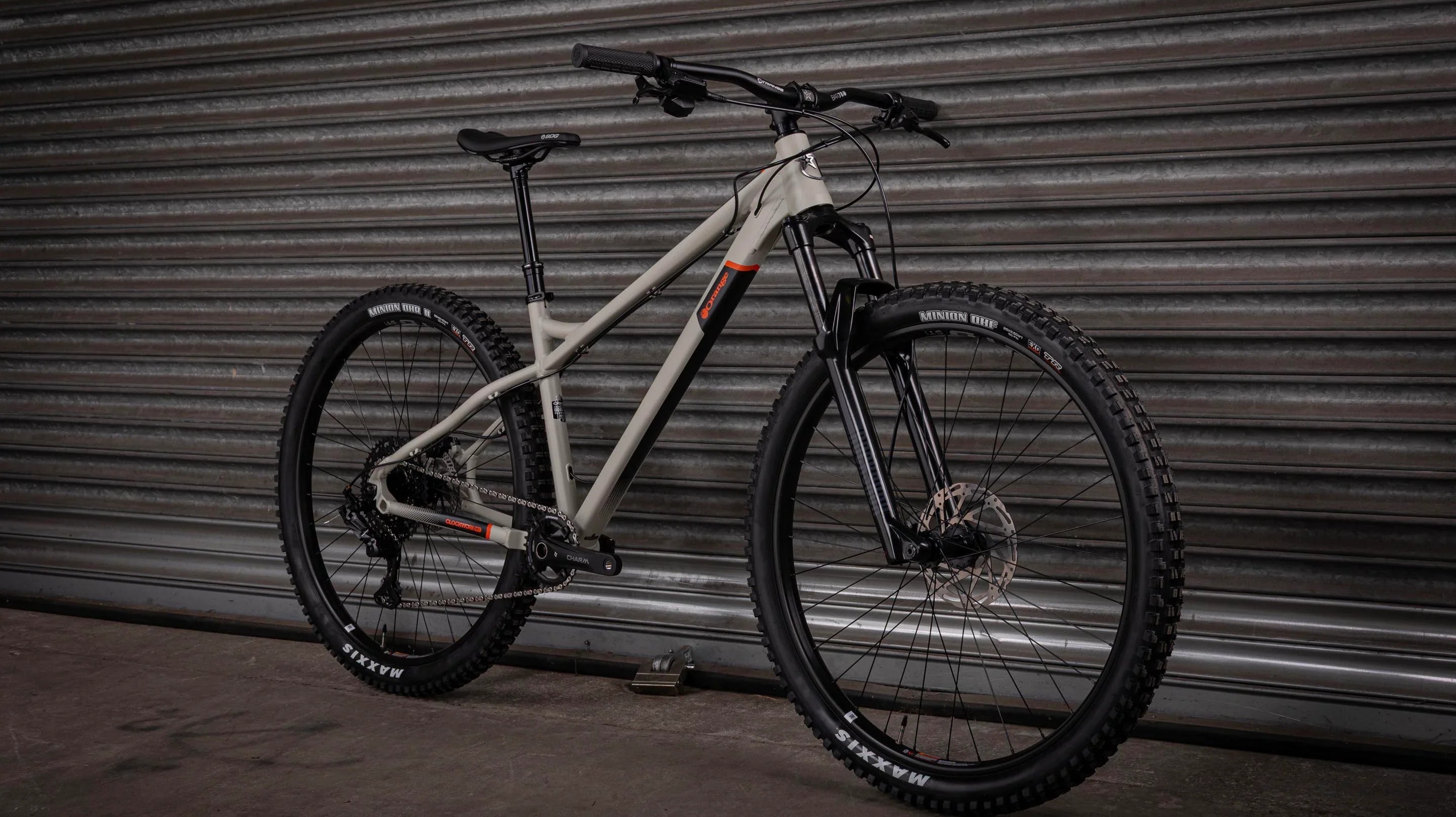 orange mountain bikes