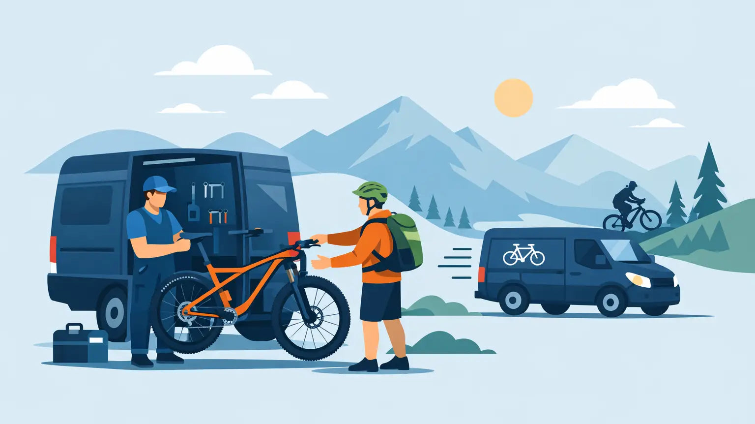 Bike Repair Collection Delivery for Trail Bikes