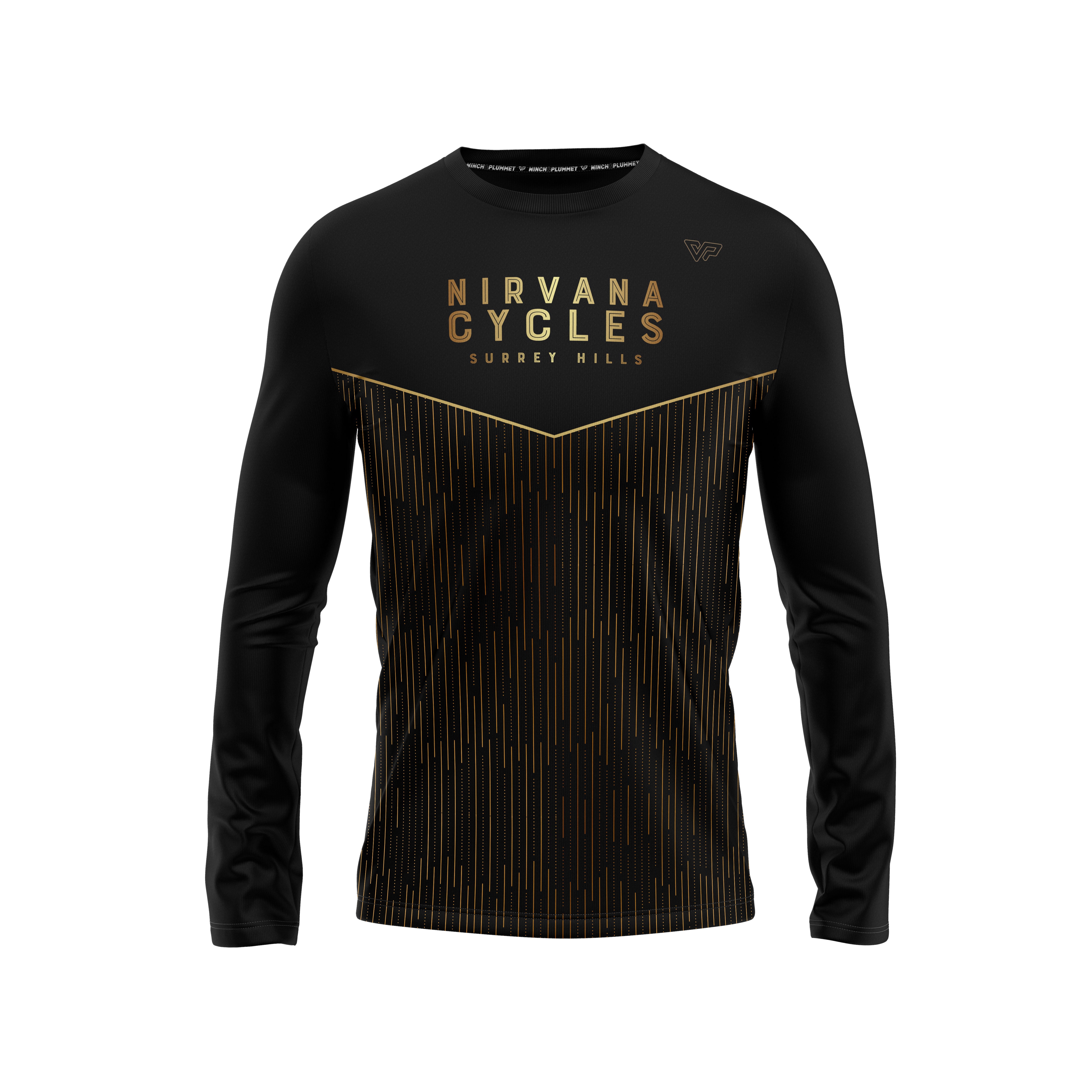 Nirvana Cycles Long Sleeve Jersey Front