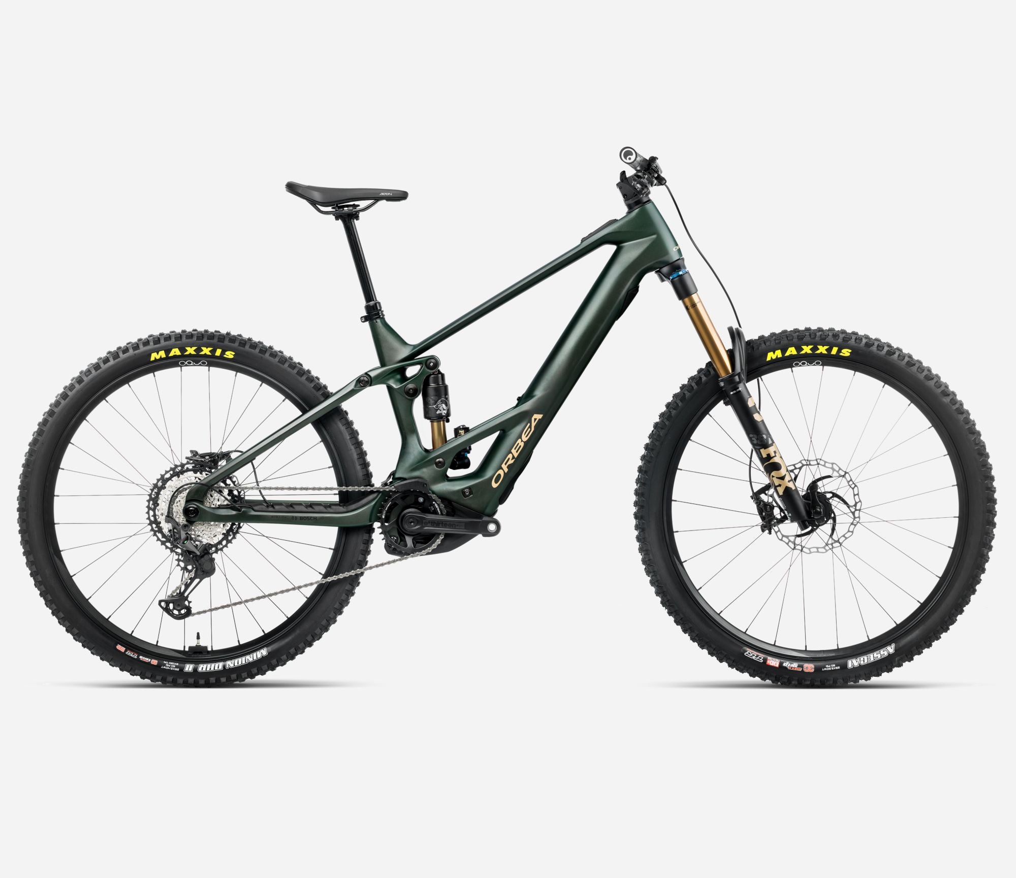 2025 Orbea Wild M-Team Forest Green Side View