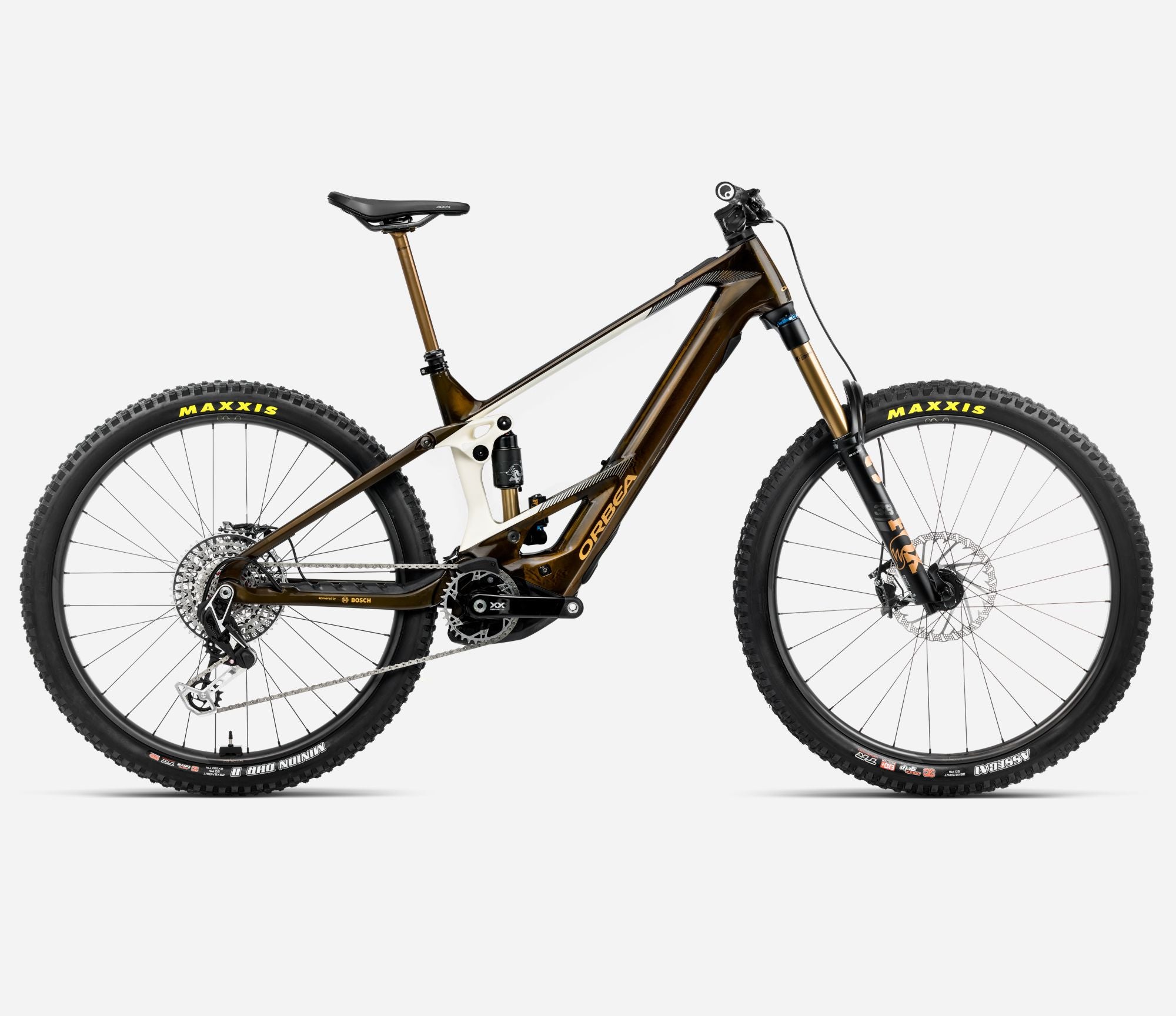 2025 Orbea Wild M-LTD Caramel Side View