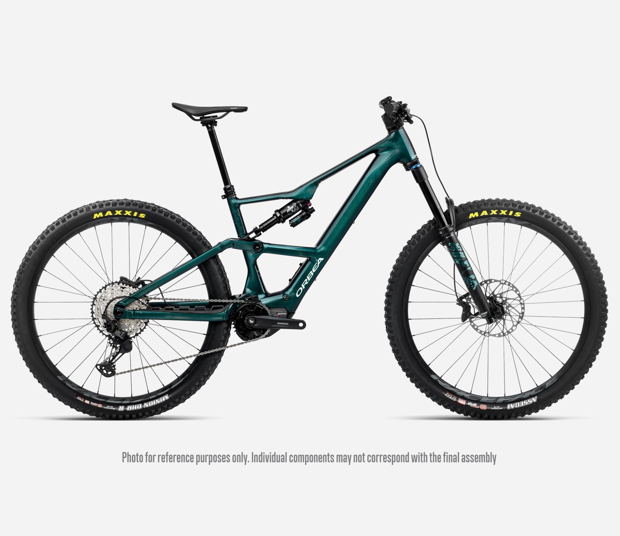 2026 Orbea Rise LT H10 Escape Green side view