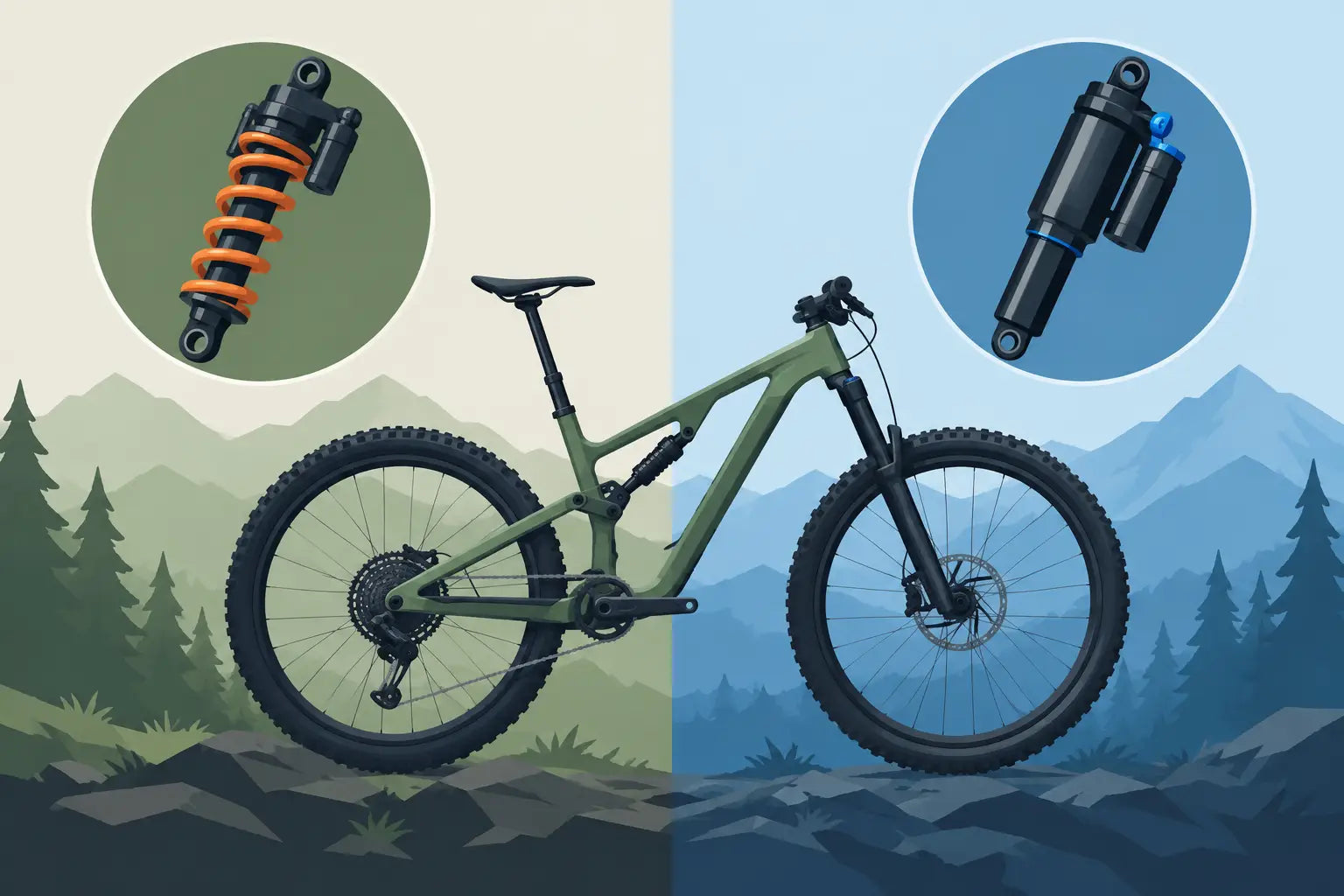 Coil Versus Air Suspension for Mountain Bikes