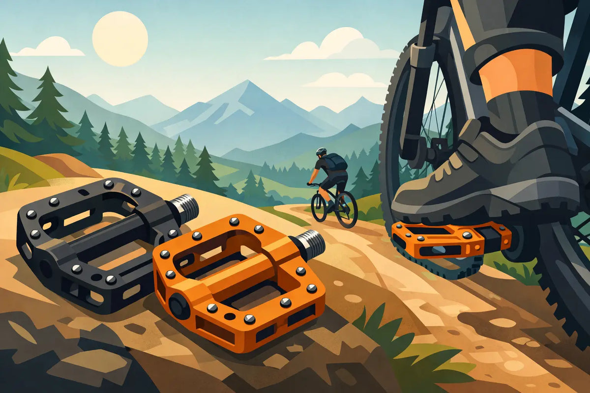 Best Mountain Bike Flat Pedals for Trail Riding
