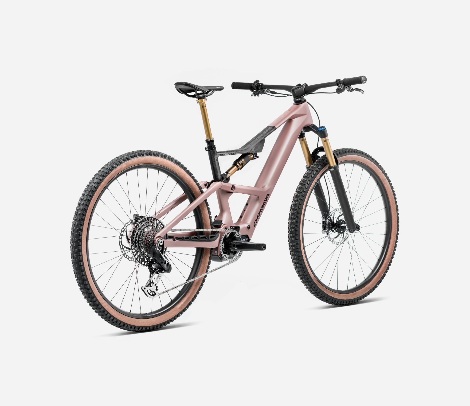 2025 Orbea Rise LT M-Team Desert Rose Rear View