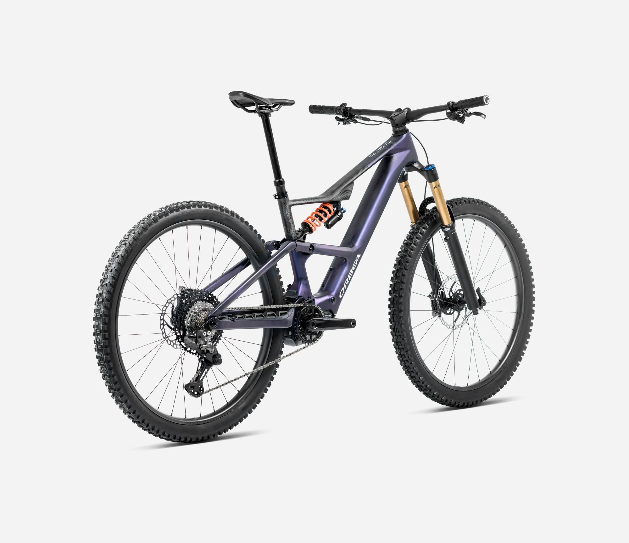 2025 Orbea Rise LT M-Team Tanzanite Rear View