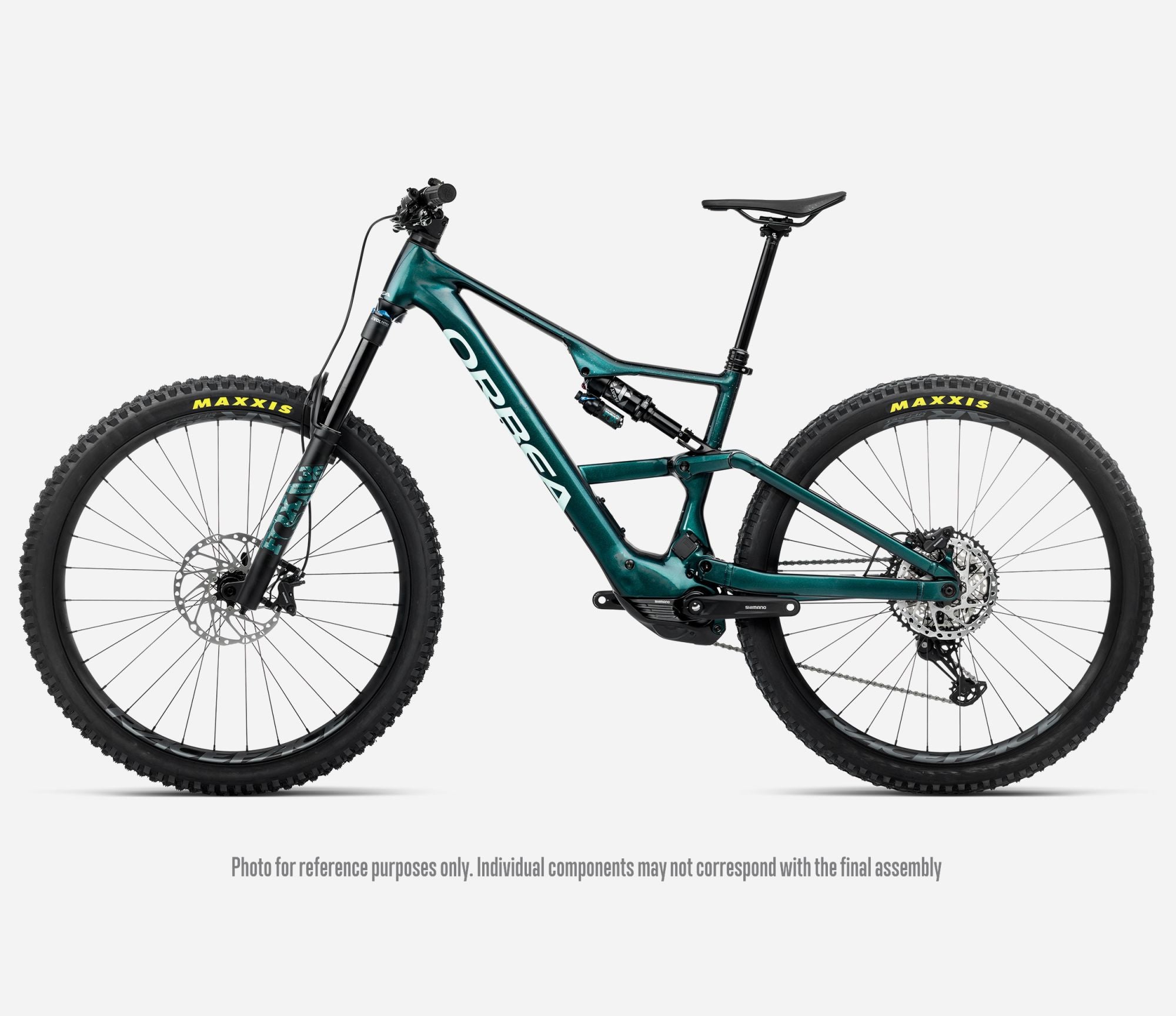 2026 Orbea Rise LT H10 Escape Green side view