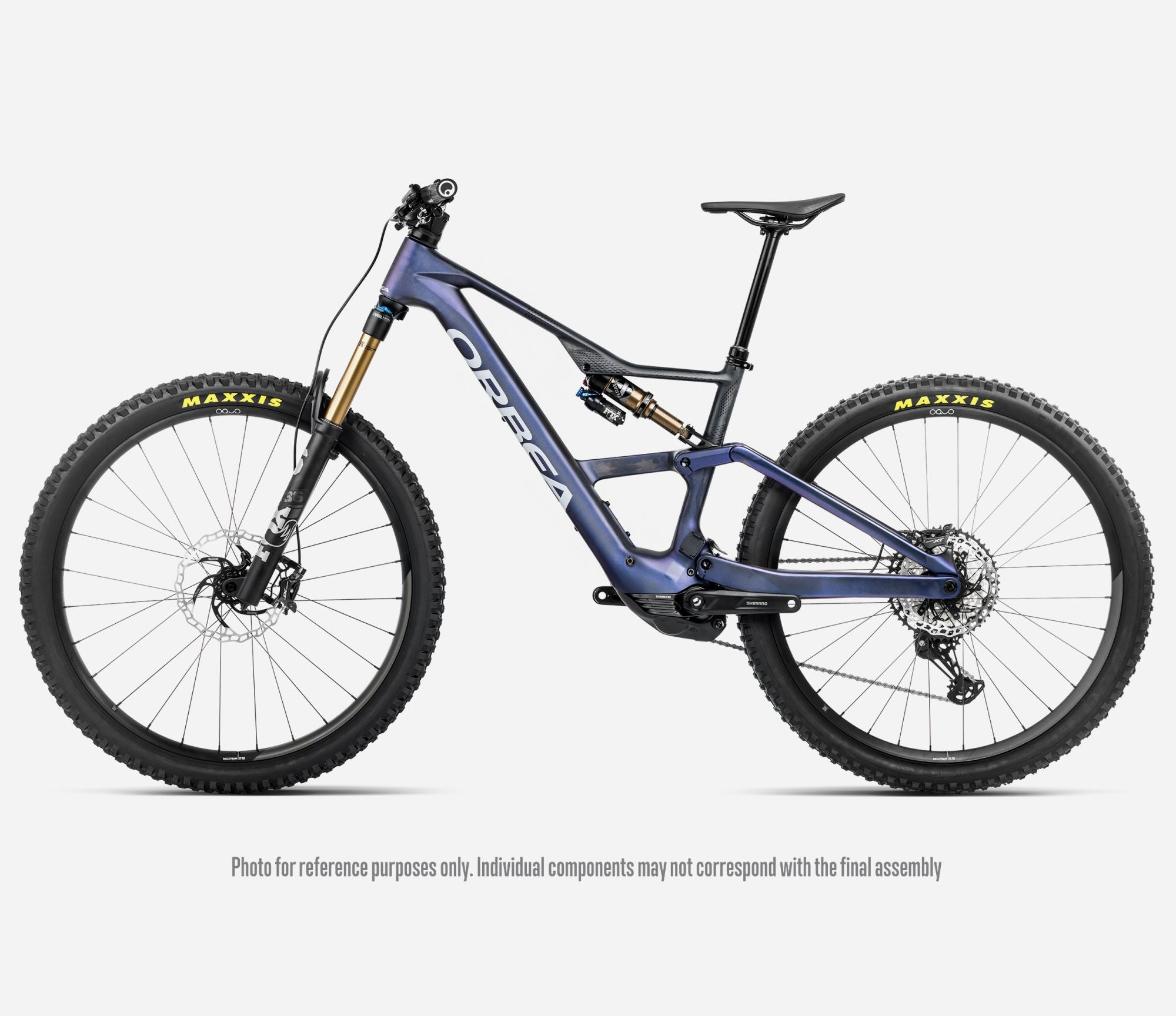 2026 Orbea Rise LT M10 tanzanite side view