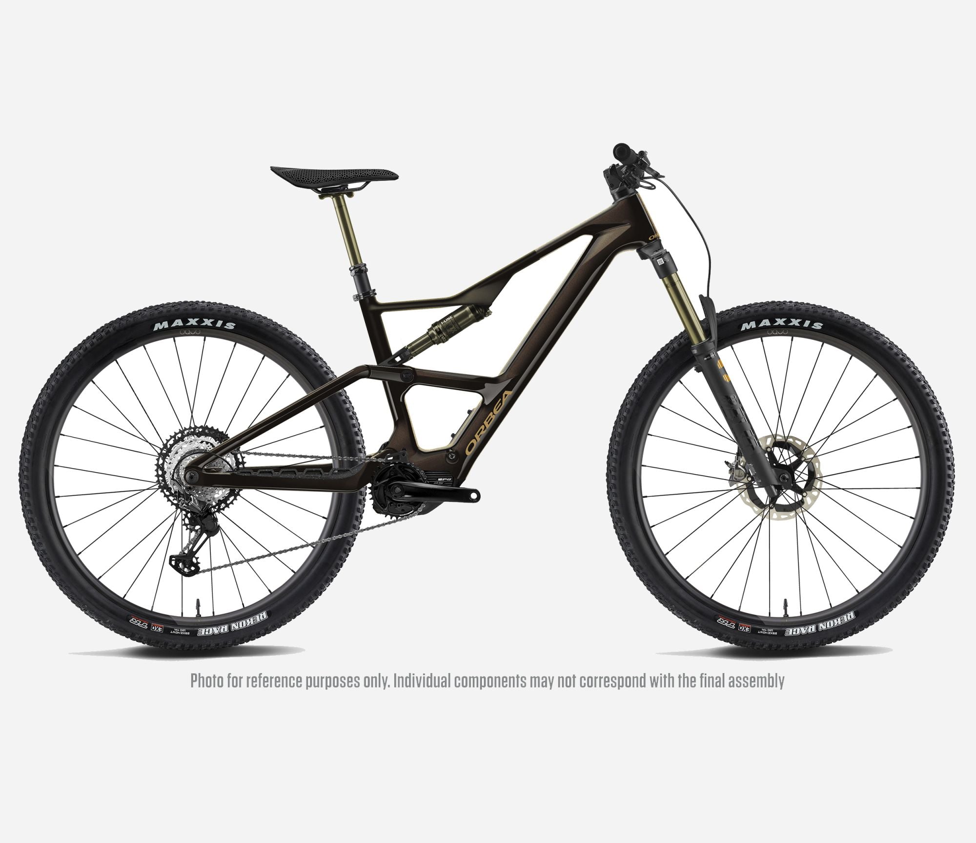 2026 Orbea Rise LT M-TEAM cosmic carbon side view