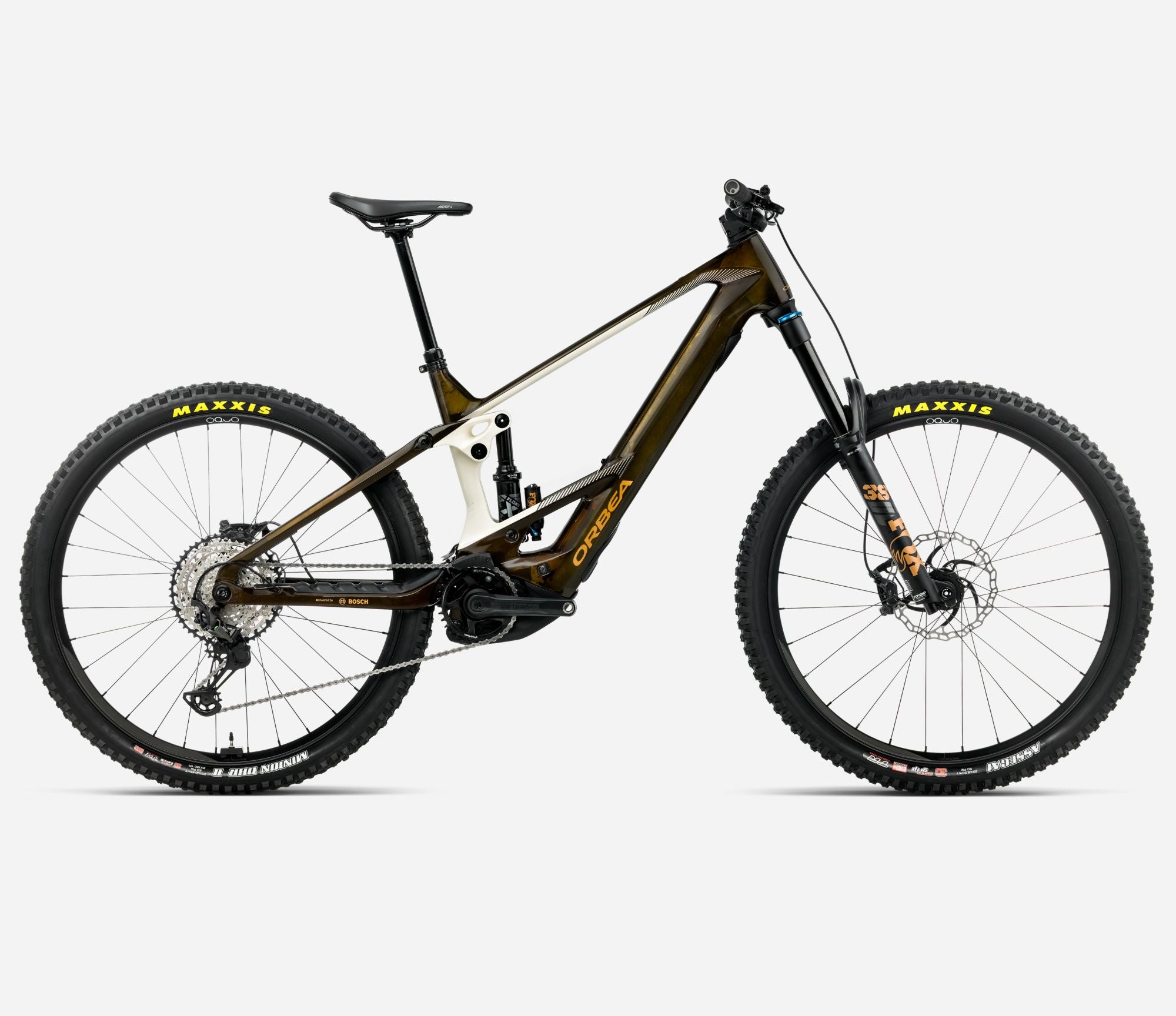 2026 Orbea Wild m20 caramel side view
