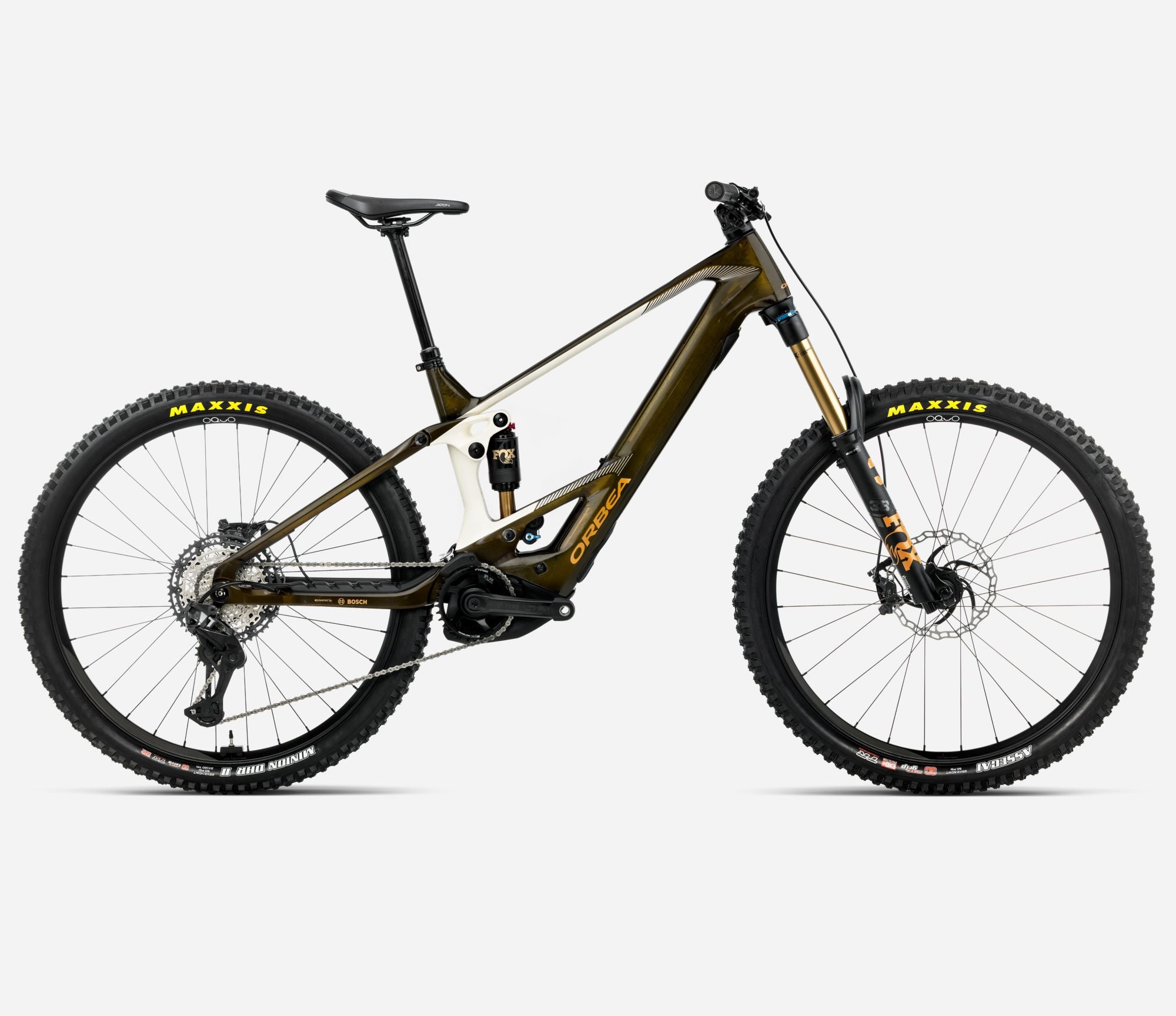 2026 orbea wild m-team caramel side view