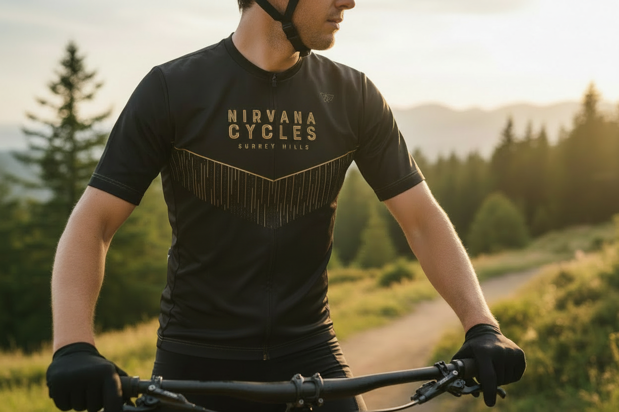 Premium Pinstripe Jersey in very baggy oversized fit